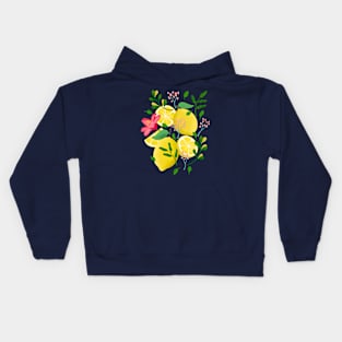 Lemon Botanical Kids Hoodie